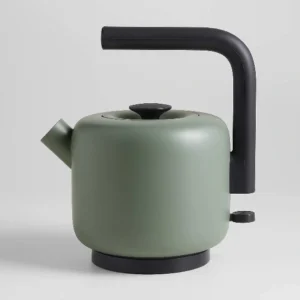 Electric Tea Kettle in Smoke Green