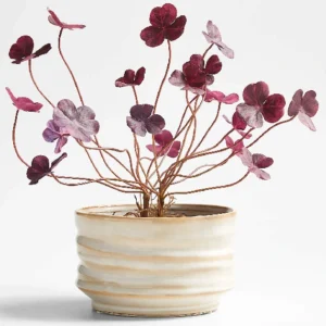 Potted Faux Red Clover