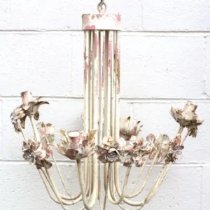 Cream & Pink Chandelier Flowers